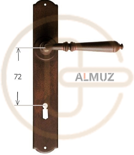 Klamka Mosca 2700 - rozstaw 72 mm